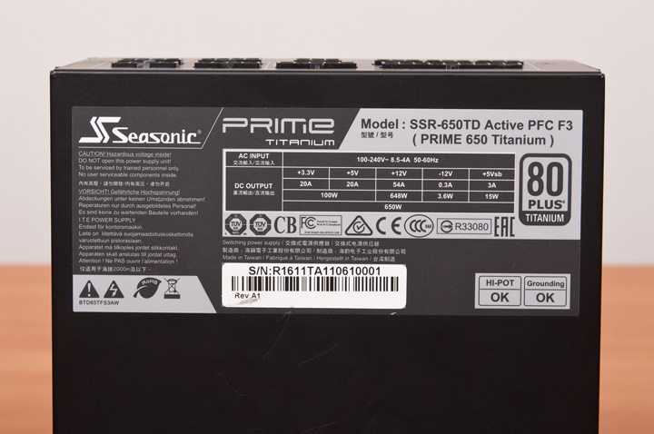 Seasonic Prime Titanium