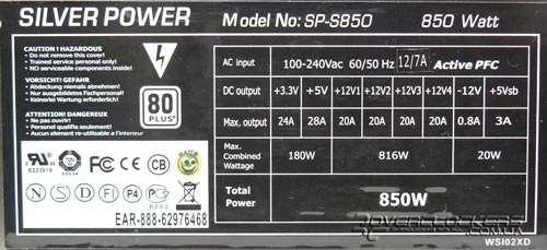 Silver Power SP-S850