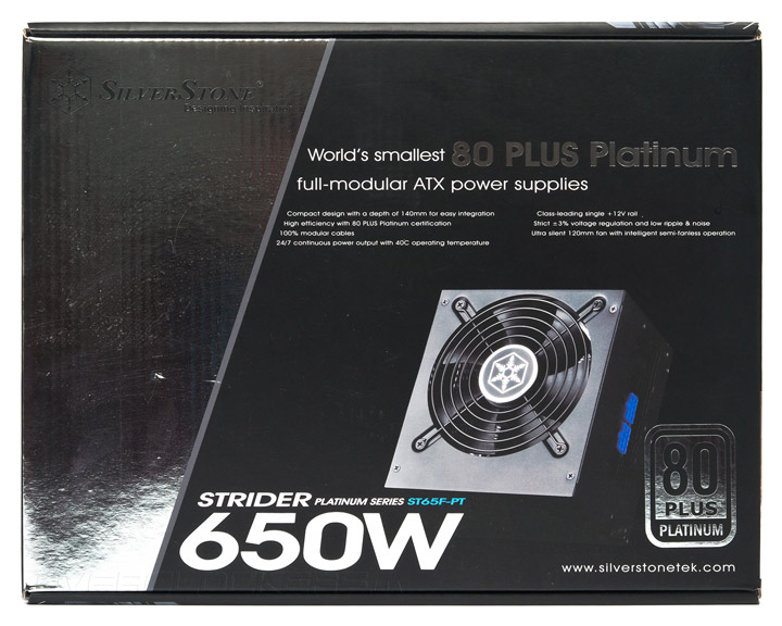 SilverStone Strider Platinum 650W (SST-ST65F-PT)