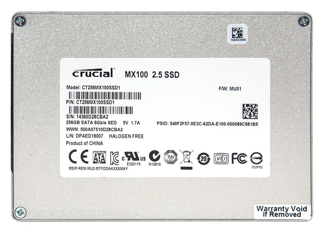 Crucial MX100 256GB (CT256MX100SSD1)