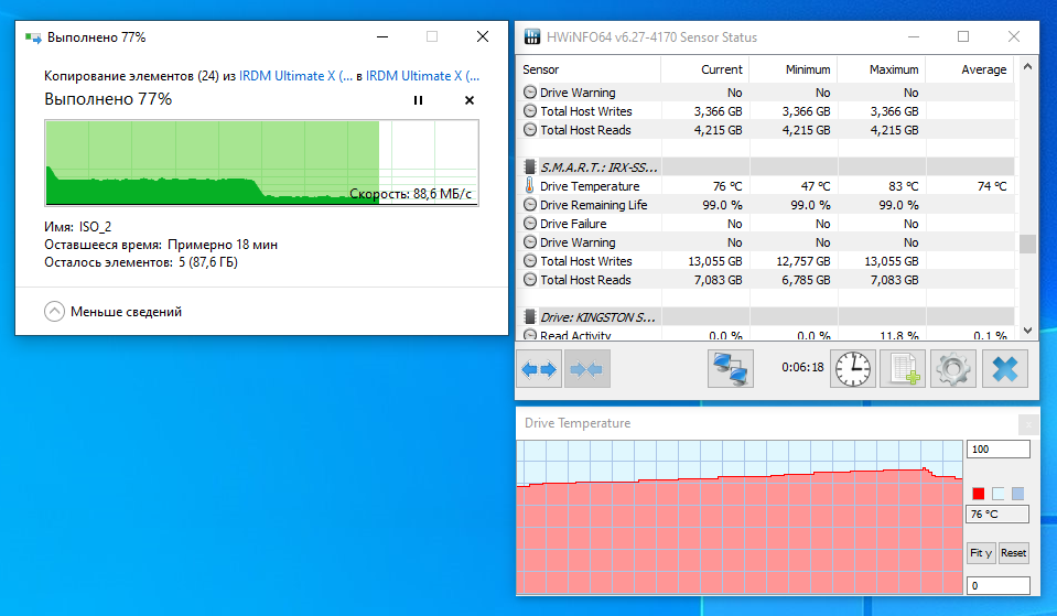 GoodRAM IRDM Ultimate X PCIe GEN 4 x4 NVMe M.2 1000GB