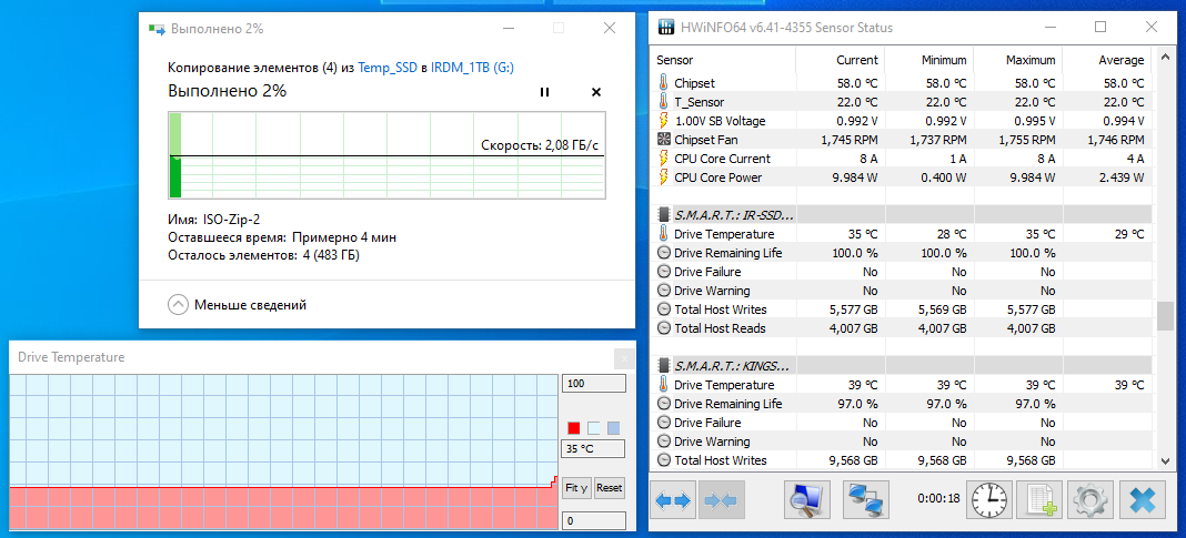 GoodRAM SSD IRDM M.2 1TB (IR-SSDPR-P34B-01T-80)