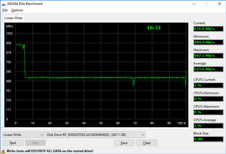 Kingston A1000 NVMe PCIe SSD 480GB