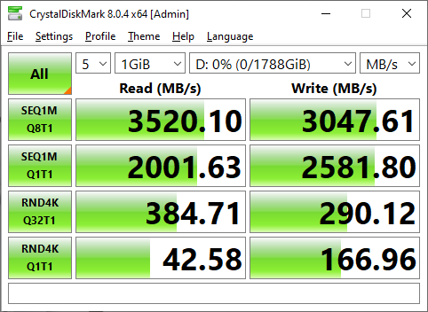 Kingston DC1500M U.2 NVMe SSD 1,92TB