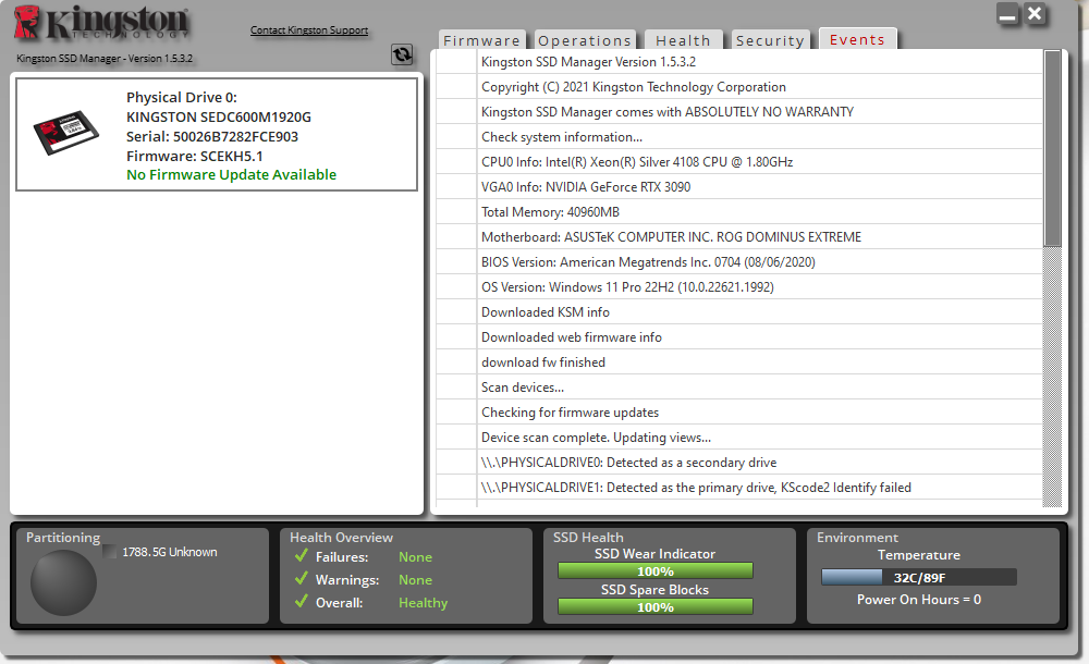 Kingston DC600M 1920GB