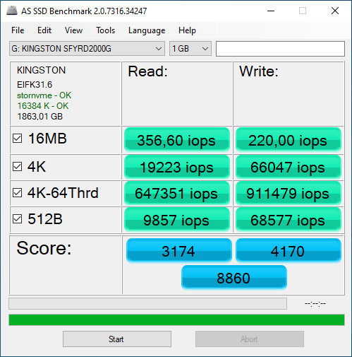 Kingston Fury Renegade PCIe 4.0 NVMe M.2 2TB