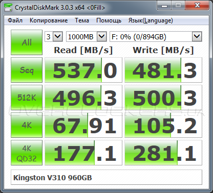 Kingston SSDNow V310 960GB