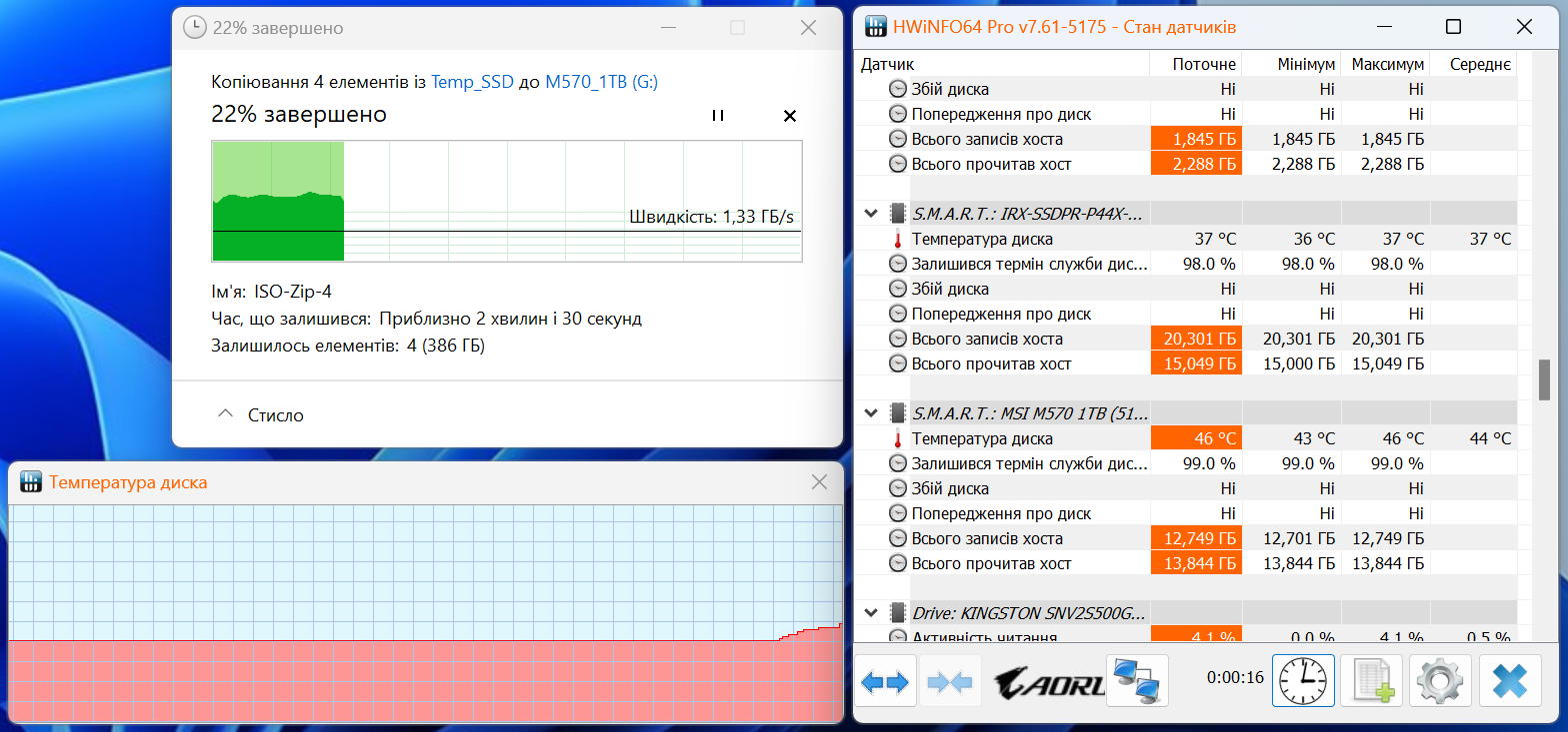 MSI Spatium M570 PCIe 5.0 NVMe M.2 HS 1TB