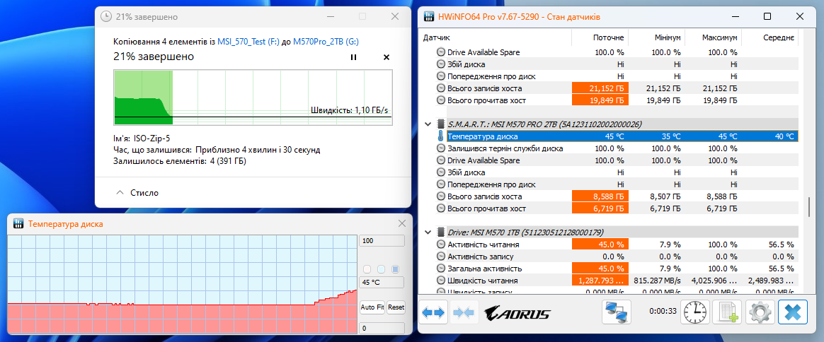 MSI Spatium M570 Pro PCIe 5.0 NVMe M.2 2TB Frozr