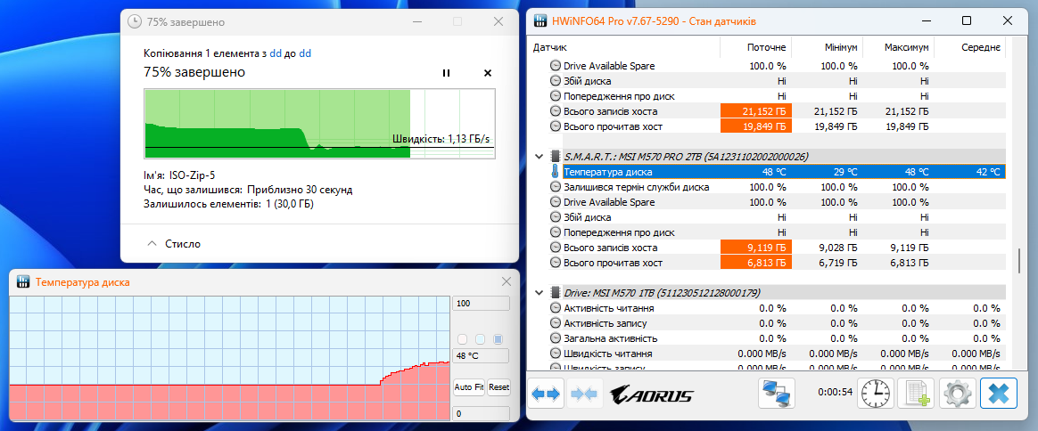 MSI Spatium M570 Pro PCIe 5.0 NVMe M.2 2TB Frozr