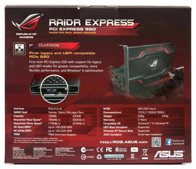 ASUS RAIDR Express