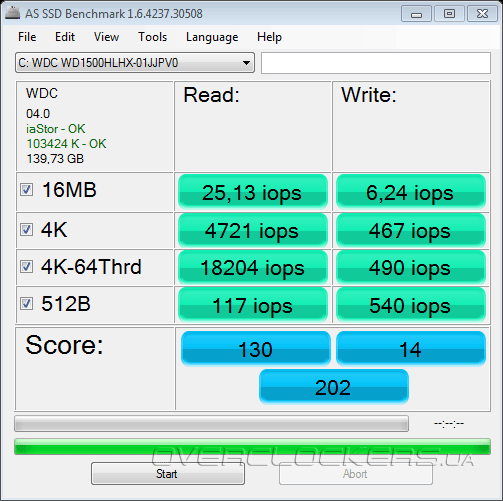 Тестирование WD VelociRaptor + OCZ Vertex 3 Max IOPS (Intel SRT Enhanced)