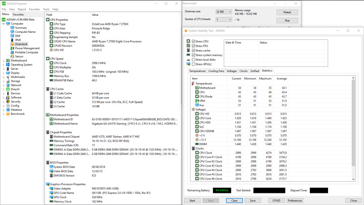 AMD Ryzen 5 1600, Gigabyte GA-AX370-Gaming и Adata XPG Gammix D10