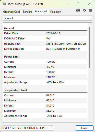 ASUS TUF-RTX4070TIS-O16G-BTF-WHITE