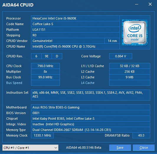 Изучение разгонного потенциала Intel Core i5-9600K