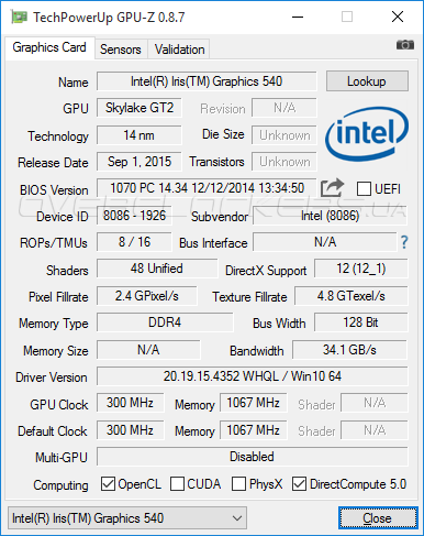 Intel NUC NUC6i5SYH