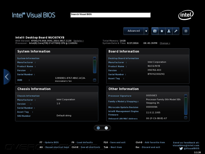 Intel NUC NUC6i7KYK