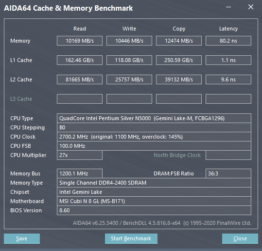 MSI Cubi N 8GL