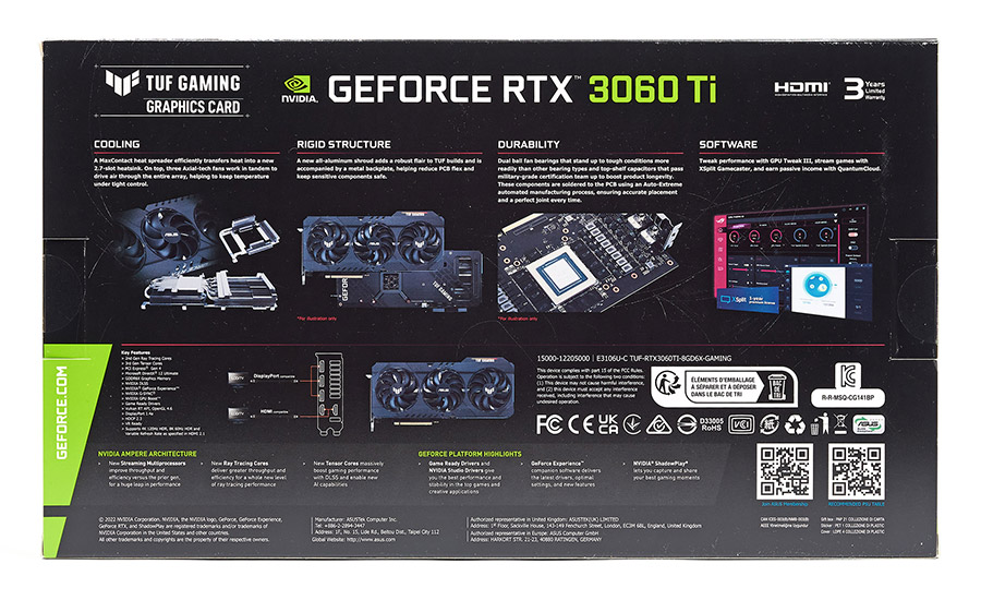 ASUS TUF-RTX3060TI-8GD6X-GAMING