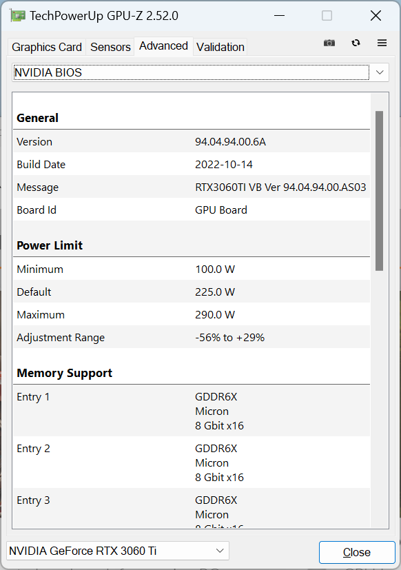 ASUS TUF-RTX3060TI-8GD6X-GAMING