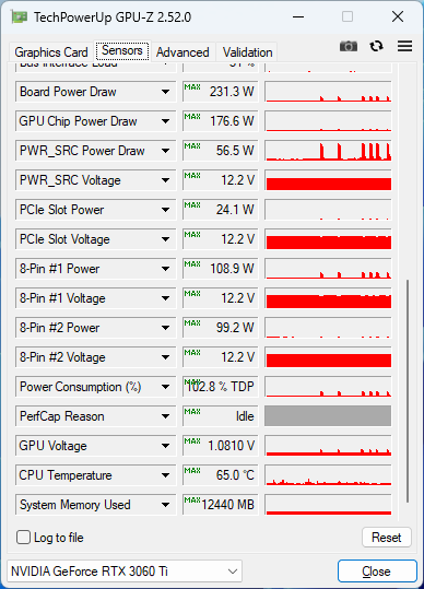 ASUS TUF-RTX3060TI-8GD6X-GAMING