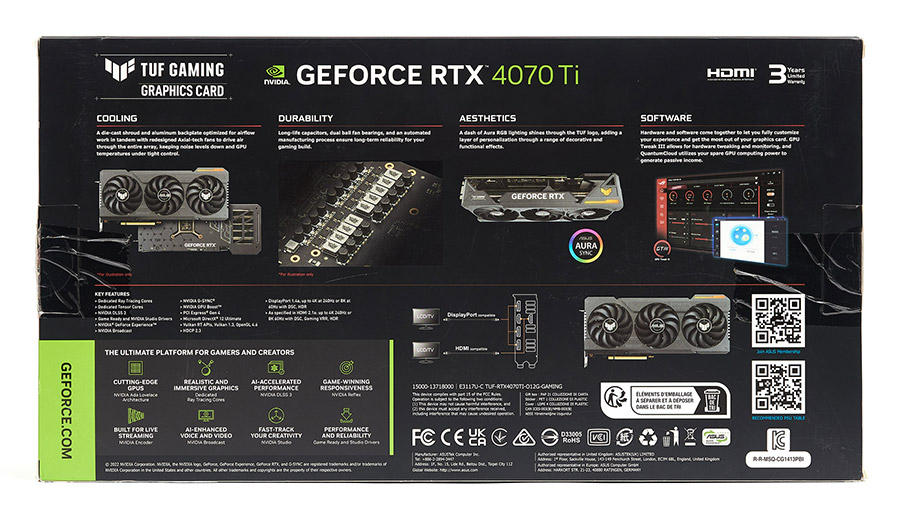 ASUS TUF-RTX4070TI-O12G-GAMING