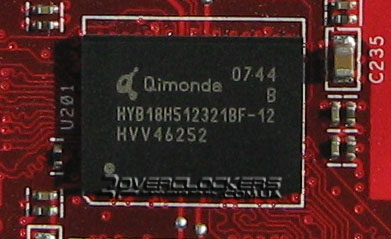 ASUS Radeon HD 3650 256MB - память Qimonda