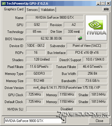 Скриншот GPU-Z