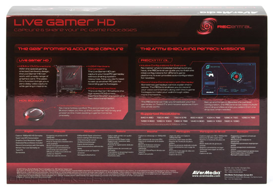 AVerMedia Live Gamer HD