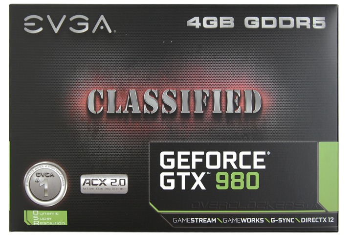 EVGA GeForce GTX 980 Classified Gaming ACX 2.0