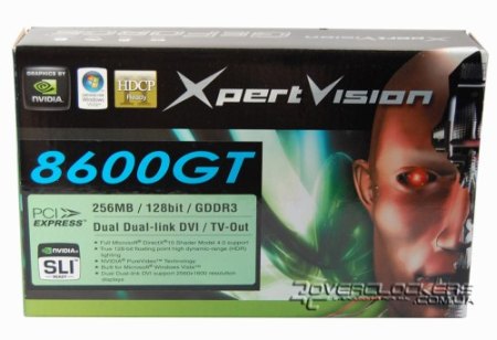 Видеокарта XpertVision GeForce 8600GT 256MB DDR3