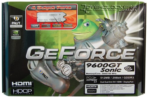 Видеокарта Palit GeForce 9600GT