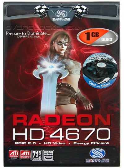 Sapphire HD 4670 1G GDDR3 PCI-E (New Edition)