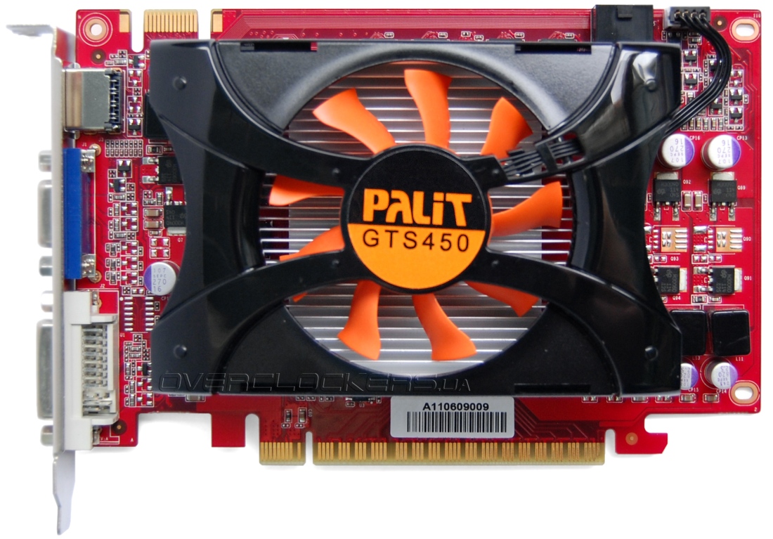 GeForce GTS 450 В Сочетании С Памятью DDR3 В Исполнении Palit И.