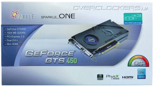 Sparkle GeForce GTS450 OC One 1G