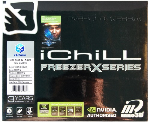 Inno3D iChill GeForce GTX 460 Freezer (C460-1DDN-D5DWX)