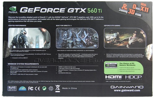 Gainward GeForce GTX 560 Ti 1024MB GDDR5