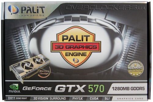 Palit GeForce GTX 570 Sonic Platinum 1280MB GDDR5