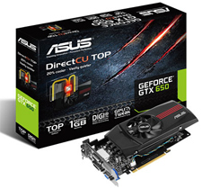 ASUS GTX650-DCT-1GD5