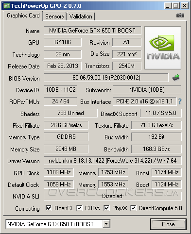 Inno3D iChill GTX 650 Ti Boost HerculeZ 2000