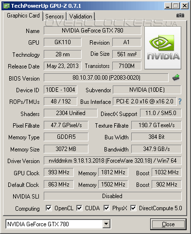 NVIDIA GeForce GTX 780