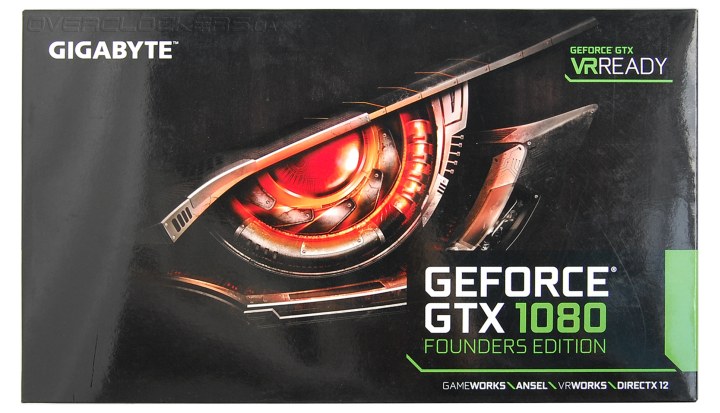 Gigabyte GeForce GTX 1080 Founders Edition