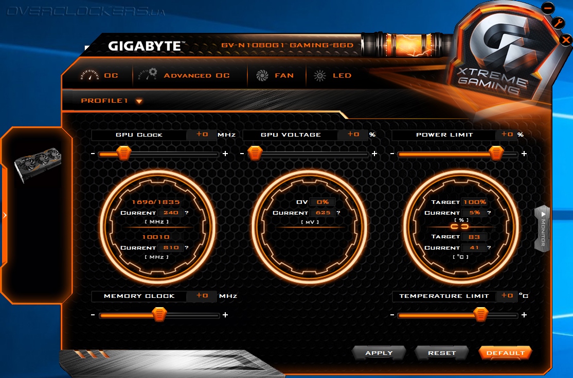 Программа для разгона видеокарты gigabyte