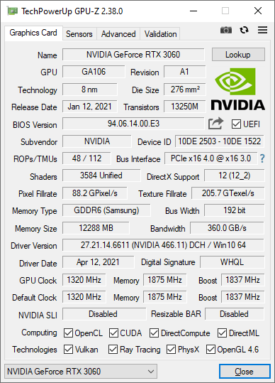 Inno3D GeForce RTX 3060 iChill X3 Red