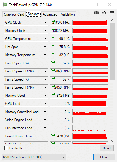 MSI GeForce RTX 3080 Suprim X 12G