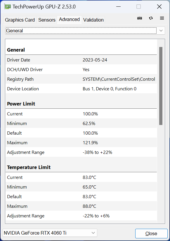 MSI GeForce RTX 4060 Ti Gaming X Trio 8G