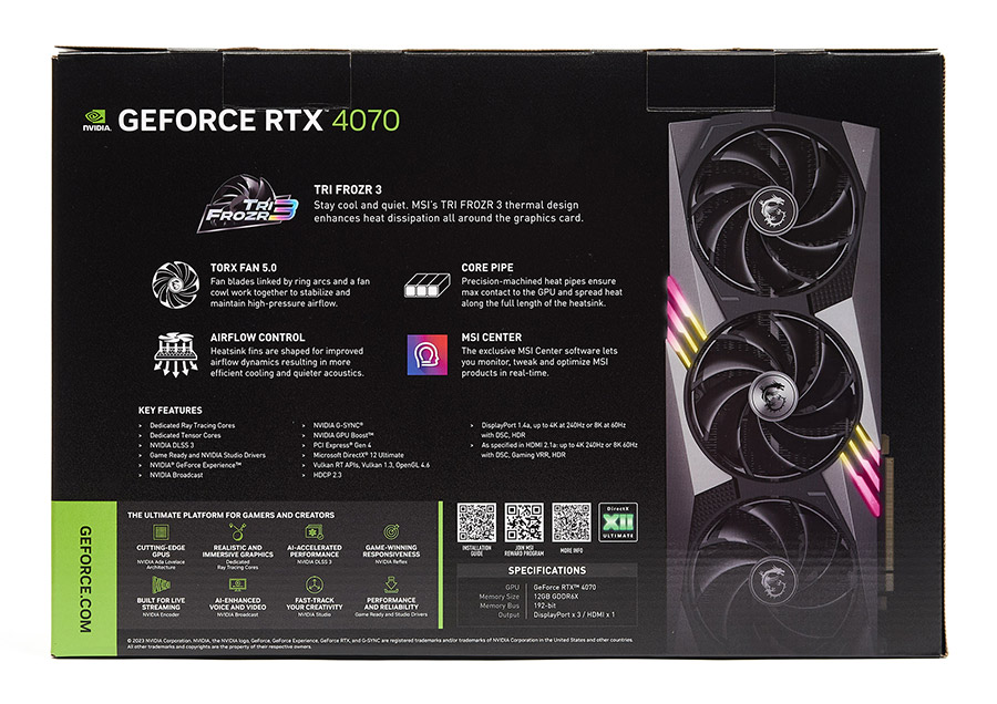 Rtx 4070 msi gaming