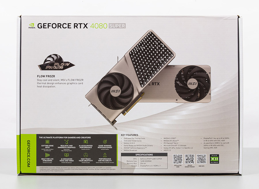 MSI GeForce RTX 4080 Super 16G Expert